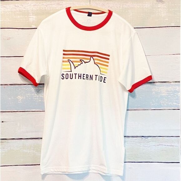 Southern Tide Mens short sleeve Ringer Tee size Lg- new in package - Picture 2 of 7